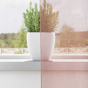 Vidaxl gordijnen voile met doorvoertules 2 st 140x300 cm roze - afbeelding 3