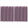 Vidaxl gordijnen voile met doorvoertules 2 st paars 140x140 cm