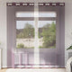 Vidaxl gordijnen voile met doorvoertules 2 st 140x225 cm paars