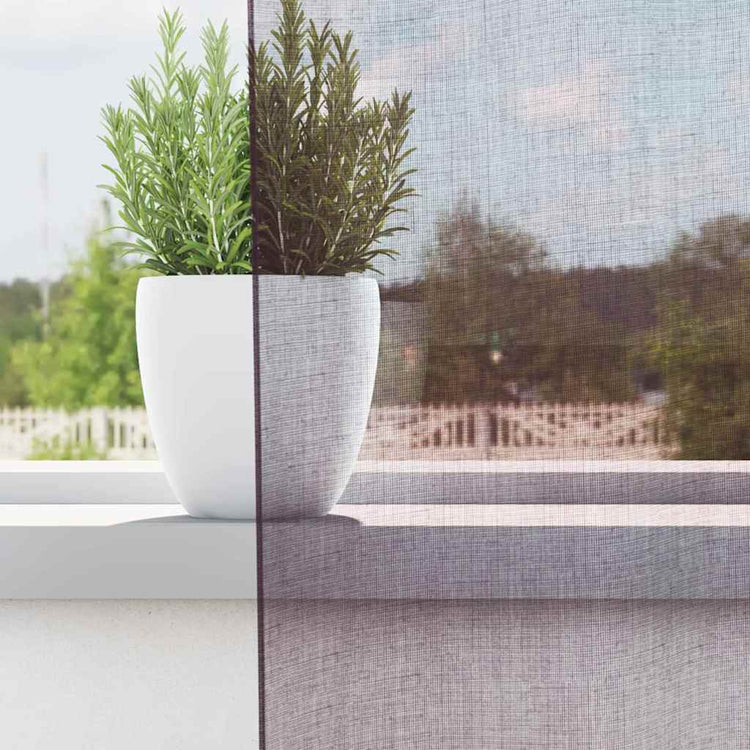 Vidaxl gordijnen voile met doorvoertules 2 st 140x300 cm paars