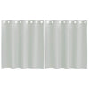 Vidaxl gordijnen voile met doorvoertules 2 st 140x140 cm lichtgrijs