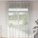 Vidaxl gordijnen voile met doorvoertules 2 st 140x260 cm lichtgrijs