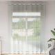 Vidaxl gordijnen voile met doorvoertules 2 st 140x300 cm lichtgrijs
