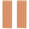 Vidaxl gordijnen voile met doorvoertules 2 st terracotta