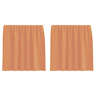 Vidaxl voile gordijnen met roedezakken 2 st terracotta