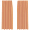 Vidaxl voile gordijnen met roedezakken 2 st terracotta