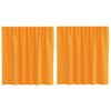 Vidaxl gordijnen voile met lussen 2 st 140x140 cm oranje