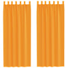 Vidaxl gordijnen voile met lussen 2 st 140x260 cm oranje
