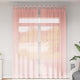 Vidaxl gordijnen voile met lussen 2 st 140x260 cm roze