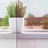 Vidaxl gordijnen voile met lussen 2 st 140x225 cm paars - afbeelding 3