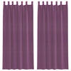 Vidaxl gordijnen met lussen 2 st 140x245 cm paars