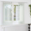 Vidaxl gordijnen voile met lussen 2 st 140x175 cm lichtgrijs