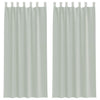 Vidaxl gordijnen voile met lussen 2 st 140x225 cm lichtgrijs