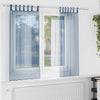 Vidaxl gordijnen voile met lussen 2 st 140x175 cm koningsblauw