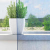 Vidaxl gordijnen voile met lussen 2 st 140x260 cm koningsblauw