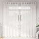 Vidaxl voile gordijnen met lussen 2 st 140x225 cm wit