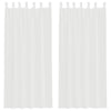 Vidaxl gordijnen met lussen 2 st 140x245 cm wit