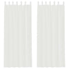 Vidaxl gordijnen met lussen 2 st 140x260 cm wit