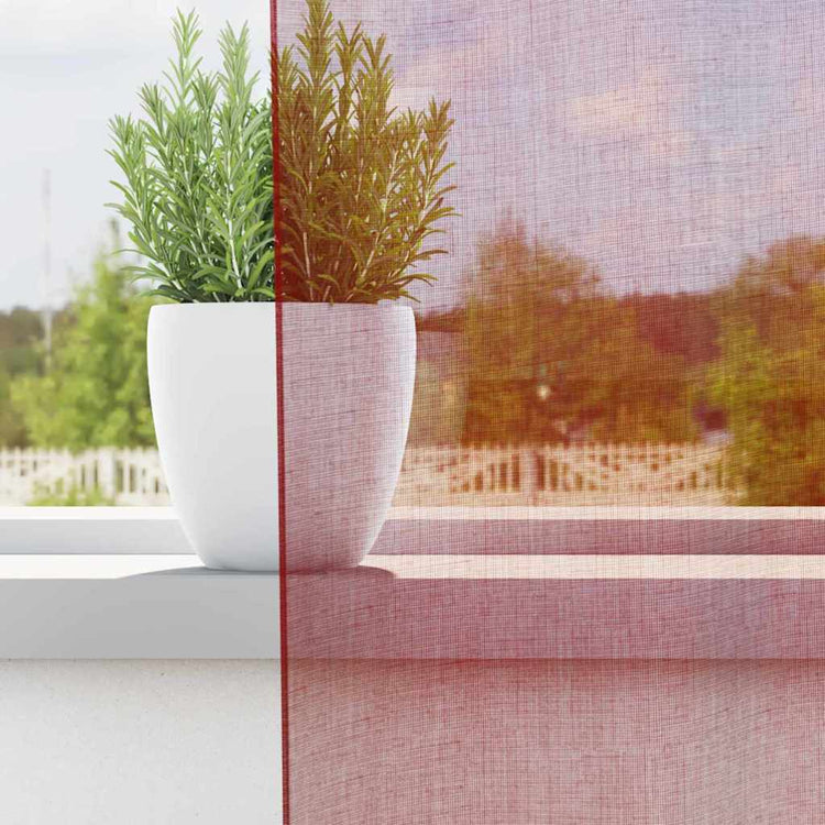 Vidaxl gordijnen met lussen 2 st 140x245 cm wijnrood
