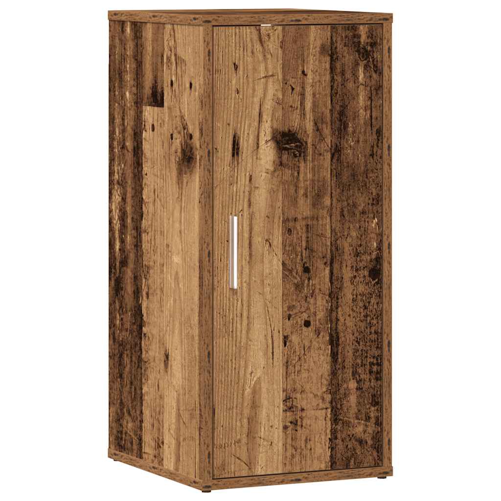 Vidaxl schoenenkast 32x35x70 cm bewerkt hout oud houtkleurig