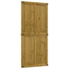 Vidaxl schuifdeur corona 90x210 cm massief grenenhout