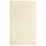 Vidaxl hoogpolig vloerkleed navarra 60x100 cm polyester crèmekleurig - afbeelding 2