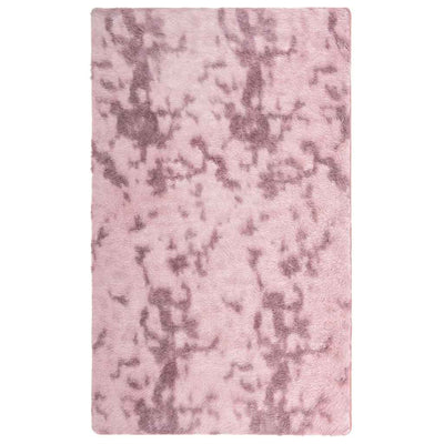 Vidaxl hoogpolig vloerkleed navarra 80x150 cm polyester stoffig roze
