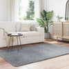 Vidaxl hoogpolig vloerkleed navarra 130x200 cm polyester lichtgrijs
