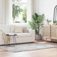 Vidaxl hoogpolig vloerkleed navarra 130x200 cm polyester zilvergrijs