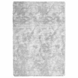 Vidaxl hoogpolig vloerkleed navarra 160x230 cm polyester zilvergrijs - afbeelding 2