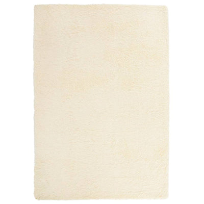 Vidaxl hoogpolig vloerkleed navarra 200x290 cm polyester crèmekleurig