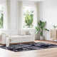 Vidaxl hoogpolig vloerkleed navarra 200x290 cm polyester donkergrijs