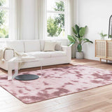 Vidaxl hoogpolig vloerkleed navarra 200x290 cm polyester stoffig roze - afbeelding 3
