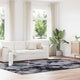 Vidaxl hoogpolig vloerkleed navarra 240x340 cm polyester donkergrijs