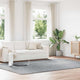 Vidaxl hoogpolig vloerkleed navarra 240x340 cm polyester lichtgrijs