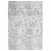 Vidaxl hoogpolig vloerkleed navarra 240x340 cm polyester zilvergrijs