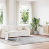 Vidaxl hoogpolig vloerkleed navarra 240x340 cm polyester zilvergrijs