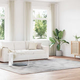 Vidaxl hoogpolig vloerkleed navarra 240x340 cm polyester zilvergrijs - afbeelding 1
