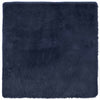 Vidaxl hoogpolig vloerkleed navarra 120x120 cm polyester marineblauw