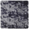 Vidaxl hoogpolig vloerkleed navarra 160x160 cm polyester donkergrijs