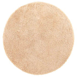 Vidaxl hoogpolig vloerkleed navarra 240x240 cm polyester beige - afbeelding 2