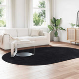Vidaxl hoogpolig vloerkleed navarra 300x200 cm polyester zwart - afbeelding 3