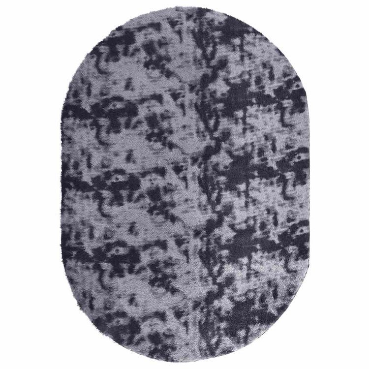 Vidaxl hoogpolig vloerkleed navarra 300x200 cm polyester donkergrijs