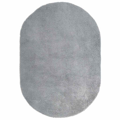 Vidaxl hoogpolig vloerkleed navarra 300x200 cm polyester lichtgrijs