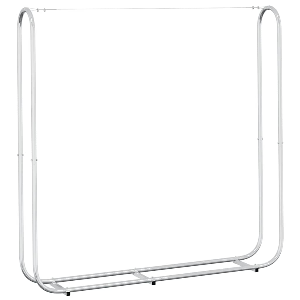 Vidaxl haardhoutrek 150x25x150 cm gegalvaniseerd staal