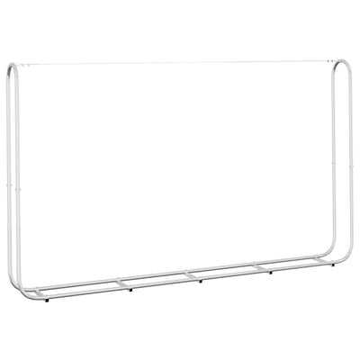 Vidaxl haardhoutrek 250x25x150 cm gegalvaniseerd staal