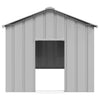 Vidaxl hondenhok met dak 114x202x101 cm gegalvaniseerd staal