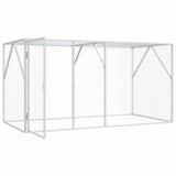 Vidaxl vogelkooi zilver 208 x 102 x 108 cm - afbeelding 2