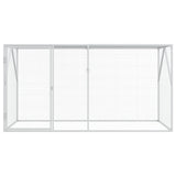Vidaxl vogelkooi zilver 208 x 102 x 108 cm - afbeelding 3
