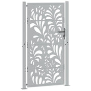 Vidaxl poort met golfontwerp 100x175 cm weervast staal - afbeelding 3